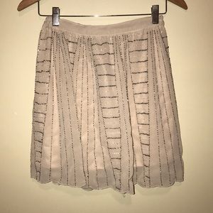 Angie beaded tan skirt
